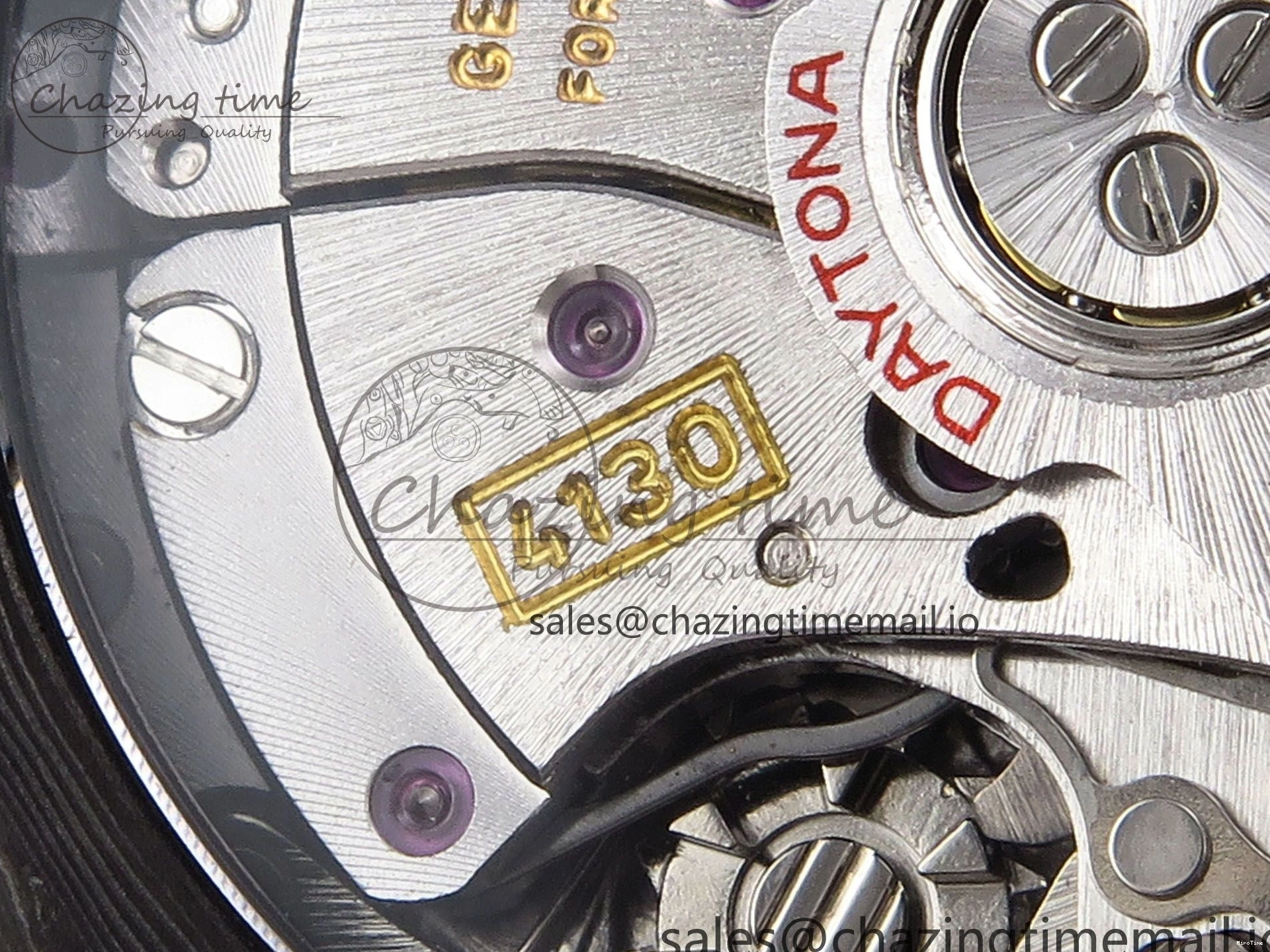 MiroTime 0118 Refined Daytona DIW “DESERT EAGLE”  White Carbon DIWF 1:1 Best Edition Cream Brown Dial on Brown Nylon Strap SH 1074